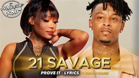 prove it lyrics|21 savage prove it sample.